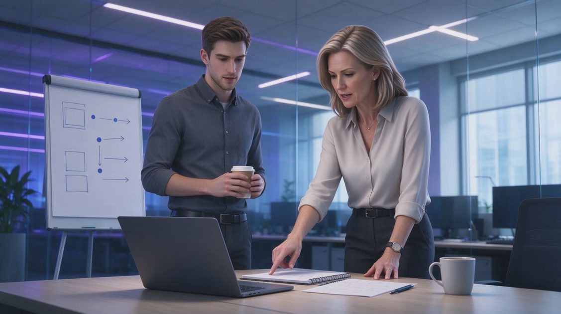 If one component both decides the plan and performs the actions, a single bad completion can refund money, delete data, or loop on the same tool